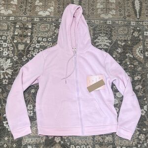 Light Pink Hooded Sweatshirt